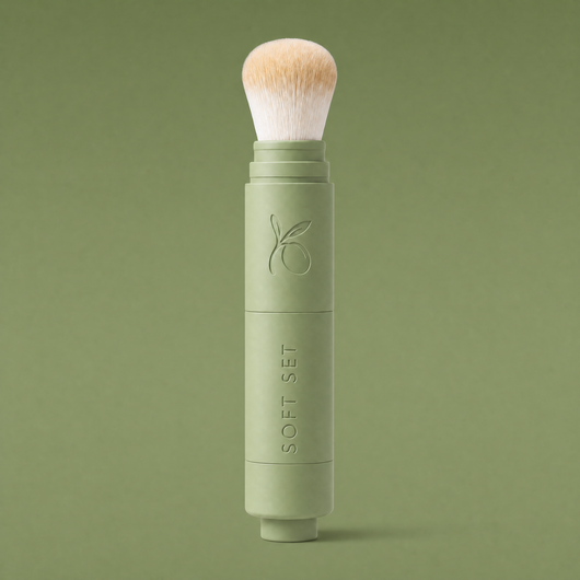 Powder brush for setting Color Correcting Serum