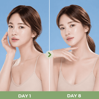 Close up of the built in Gua Sha applicator on the Olivine Beauty PDRN Collagen Gua Sha Neck Wrinkle Cream